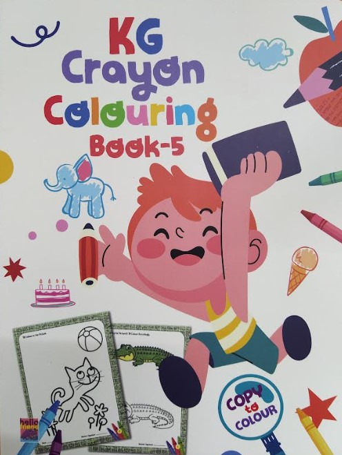 KG CRAYON COLOURING BOOK -5